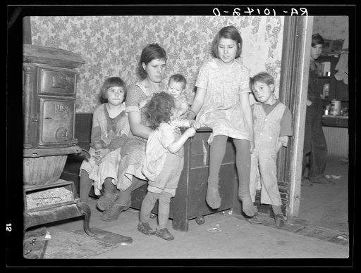 Part of Alfred Atkinson family who rent eighty acres of land from an estate near Shannon City, Iowa