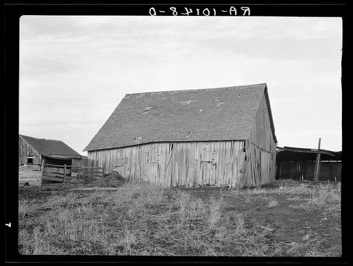 Barn on farm of Clifford Hainline, tenant farmer near Ringgold, Iowa