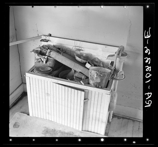 The kitchen sink in a New Haven, Illinois, home after the flood
