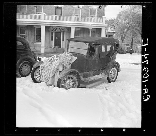 Type of automobile owned by many southern Illinois farmers. McLeansboro, Illinois