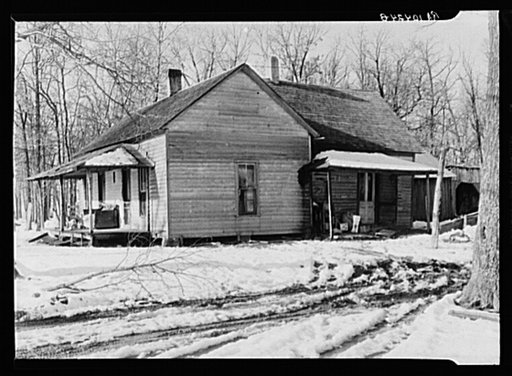 Randall Galson's farmhouse near McLeansboro, Illinois