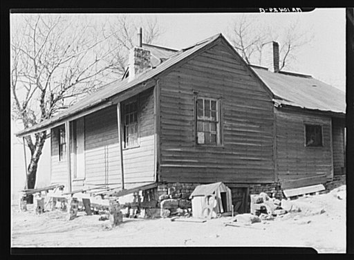 Home of Sam Anderson, owner-operator of seventy-two and a half acres of very poor land. LaSalle County, Illinois