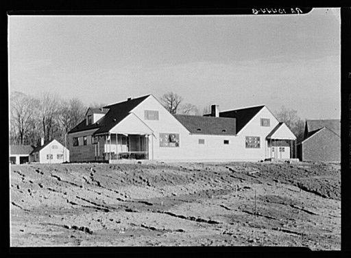 Asbestos board house. Greenhills, Ohio