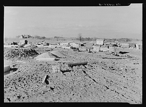 Beginning the construction of houses. Greenhills, Ohio