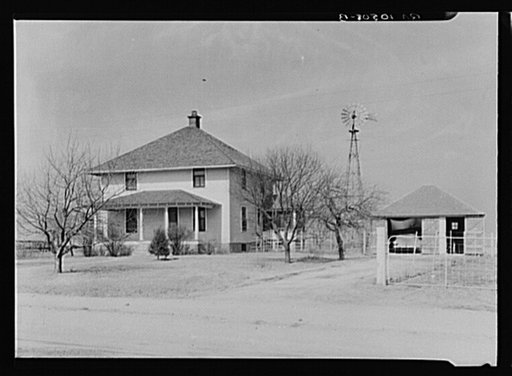 Tip Estes, hired man on a Benton County, Indiana farm, was promised this house to live in, but the employer has now rented it to the manager of the Farm Bureau Coop Association