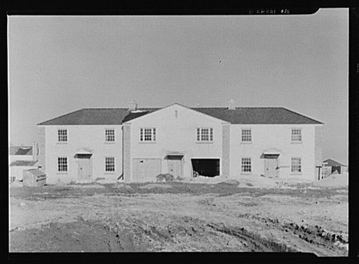 House under construction at Greendale, Wisconsin