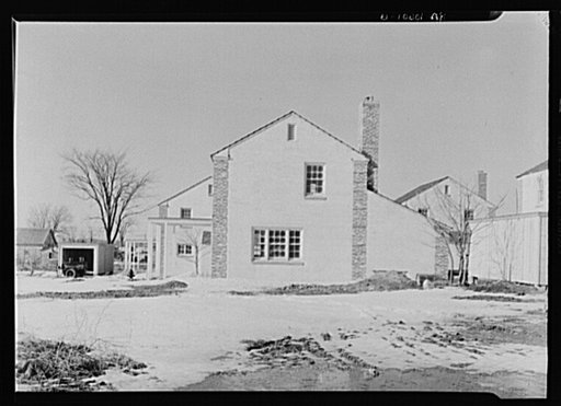 Type of dwelling under construction at Greendale, Wisconsin