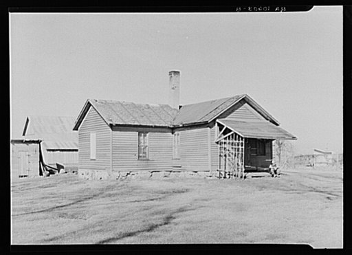 Home of Tip Estes, hired man, near Fowler, Indiana