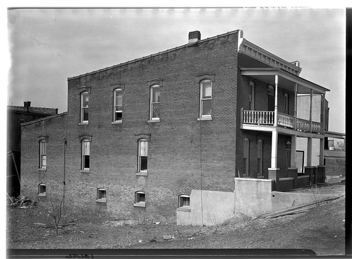 The old Rawlings Tavern. Shawneetown, Illinois. General Lafayette stayed here