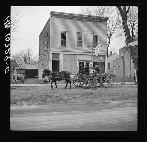 Street scene. Shawneetown, Illinois