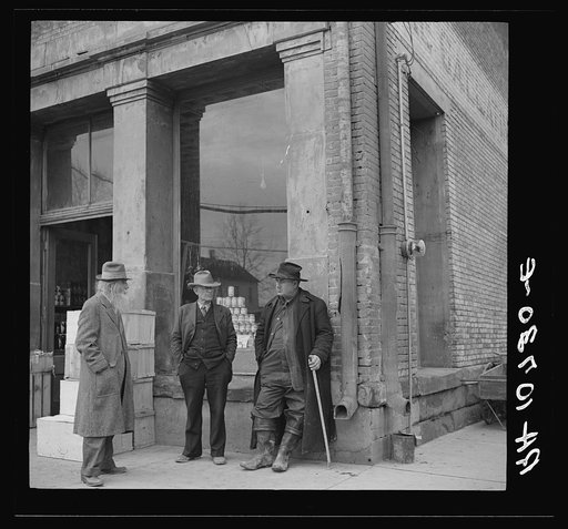 Street scene, Shawneetown, Illinois