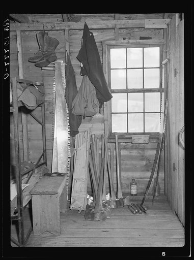 Quarters of the foreman of the logging camp. Forest County, Wisconsin