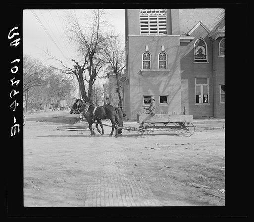 A farmer comes to town. Shawneetown, Illinois