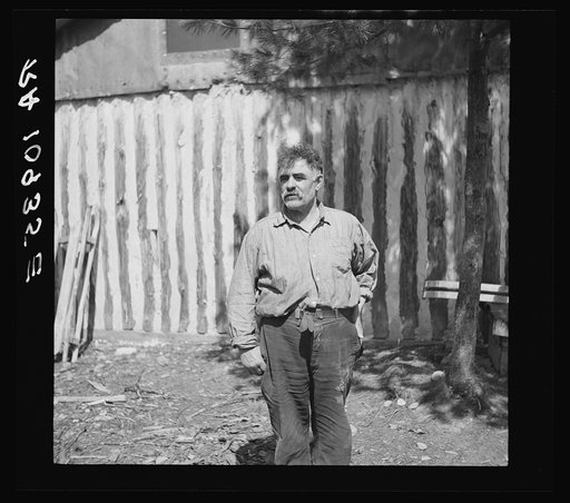 Black Aleck Dickinson, single shacker. Iron County, Michigan