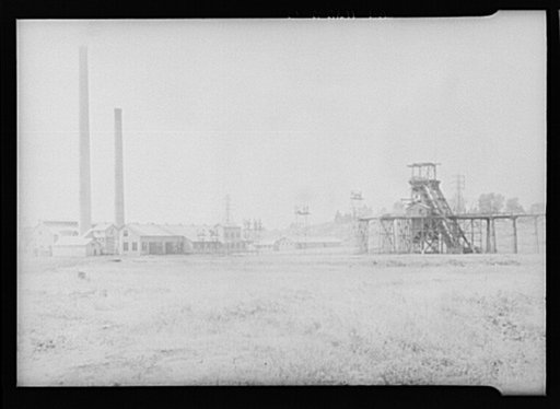 Mine machinery, powerhouse and lifts. Ironwood, Michigan