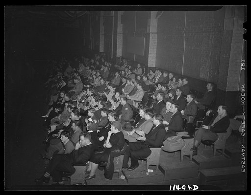 Washington, D.C. Spectators at the walkathon in Joe Turner's arena