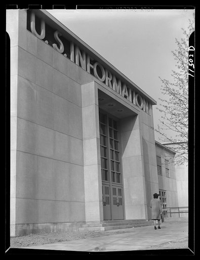 Washington, D.C. United States Information building at 14th Street and Pennsylvania Avenue, N.W.