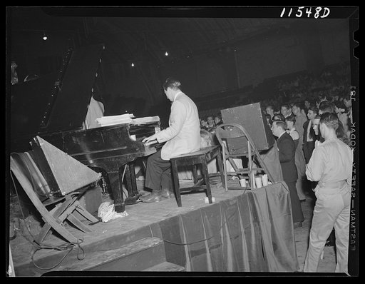 Washington, D.C. Pianist with Woody Herman's famous dance band at the Uline Arena