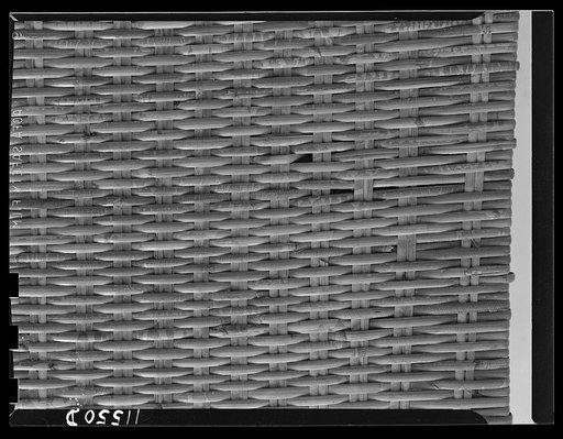 Texture background for motion picture and filmstrip titles. Woven reed chair seat