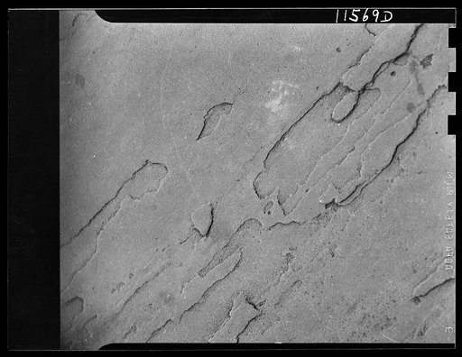Texture background for motion picture and filmstrip titles. Flagstone paving detail
