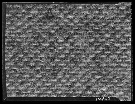 Texture background for motion picture and filmstrip titles. Wool fabric