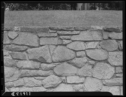 Texture background for motion picture and filmstrip. Stone wall