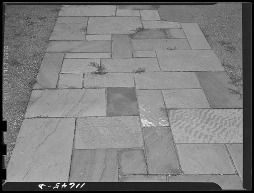 Texture background for motion picture and filmstrip. Flagstone walk