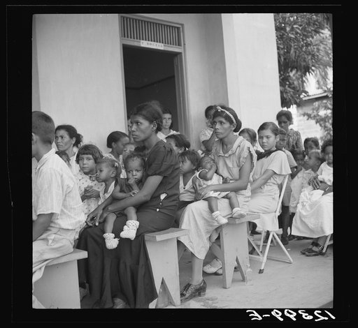 Children's day at a P.R.R.A. (Puerto Rico Resettlement Administration) health center. San Juan, Puerto Rico