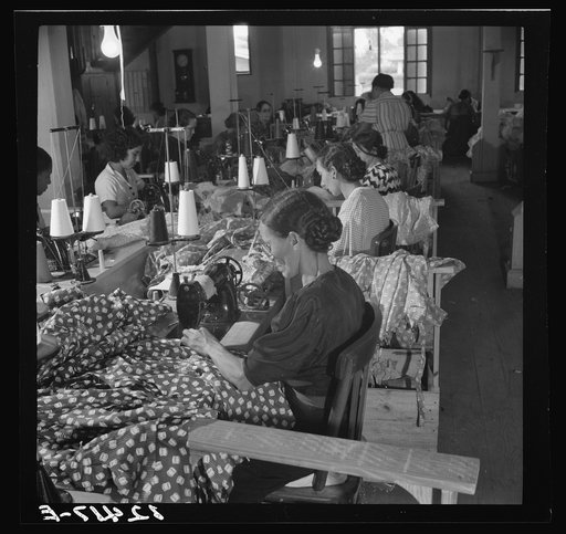 In the needlework cooperative. San Juan, Puerto Rico