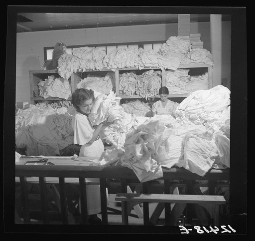 In the needlework cooperative. San Juan, Puerto Rico
