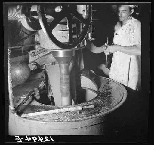Mixer in a sugar refinery near Ponce, Puerto Rico