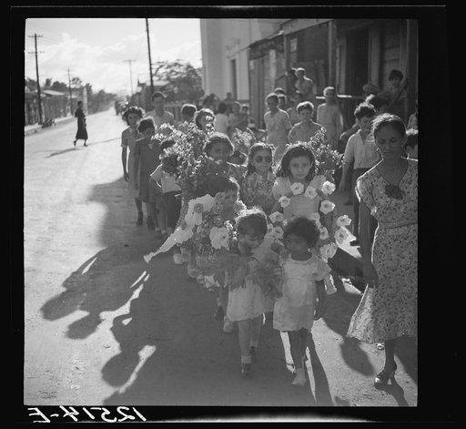 Funeral of child. Ponce, Puerto Rico