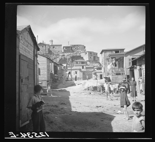 In the workers' quarter of La Perla. San Juan, Puerto Rico