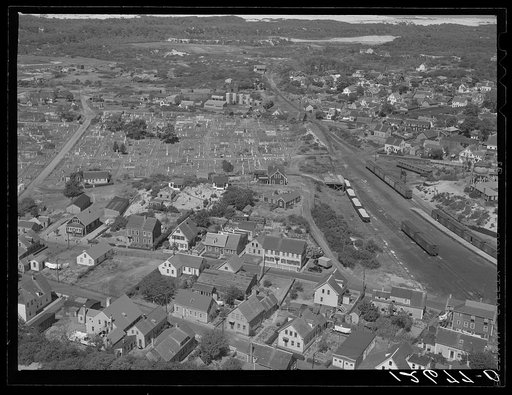 View from Provincetown monument. Provincetown, Massachusetts
