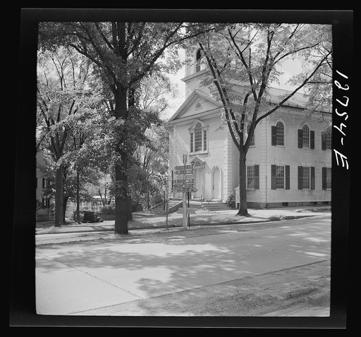 Church on the "green." Middlebury, Vermont