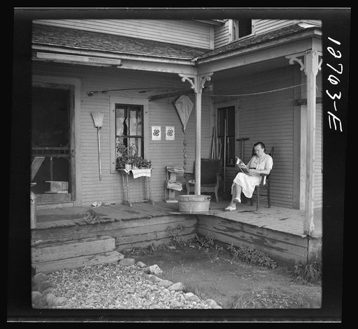 Front porch. Lincoln, Vermont
