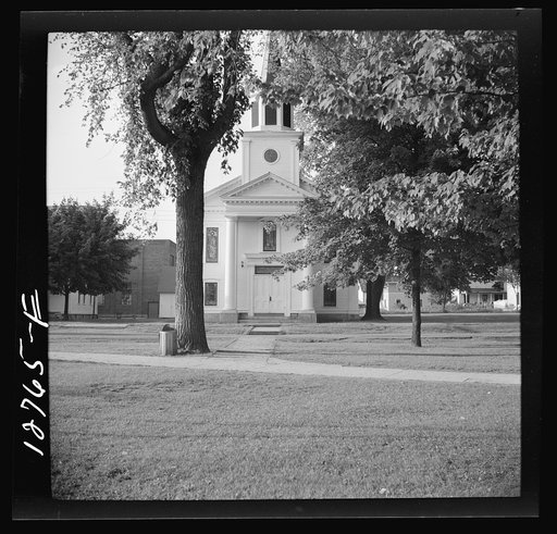 Church on the "green." Bristol, Vermont