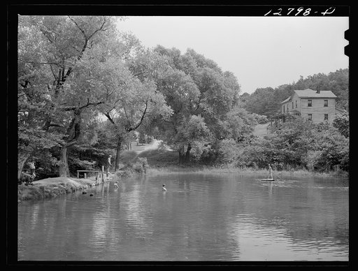Swimming hole. Pine Grove Mills, Pennsylvania