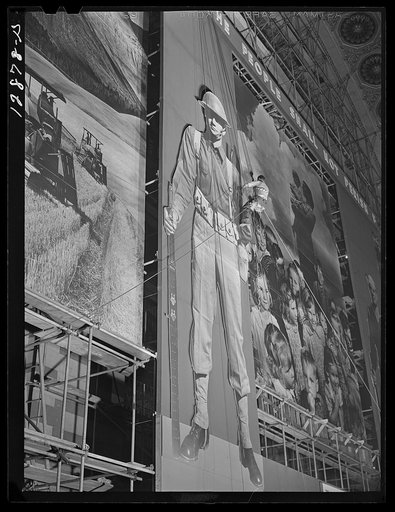 Defense bond display. Grand Central Station, New York City