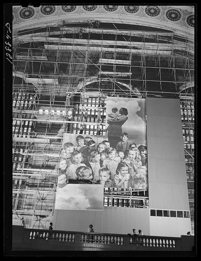 Defense bond display. Grand Central Station, New York City