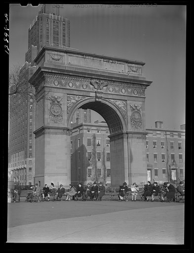 New York, New York. Washington Square arch