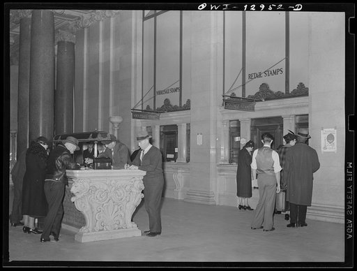 Washington, D.C.  Lobby of the main post office
