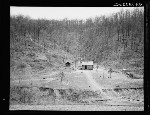 Property optioned by Resettlement Administration. Ross-Hocking land project, Ohio