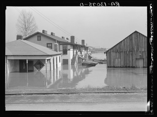Flood in North Memphis, Tennessee