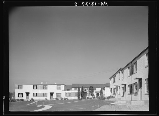 Completed houses. Greenbelt, Maryland