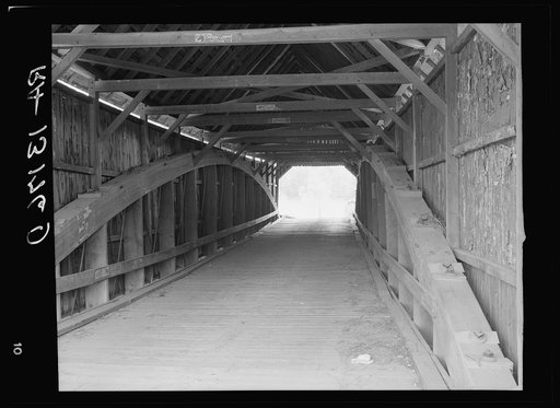 Structure of covered bridge. Wallingford, Vermont