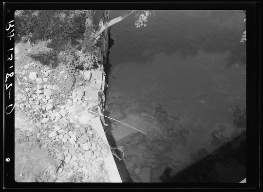 Fishing in Hooksett River, New Hampshire