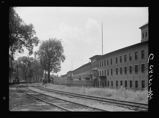 View of Amoskeag mills. Manchester, New Hampshire