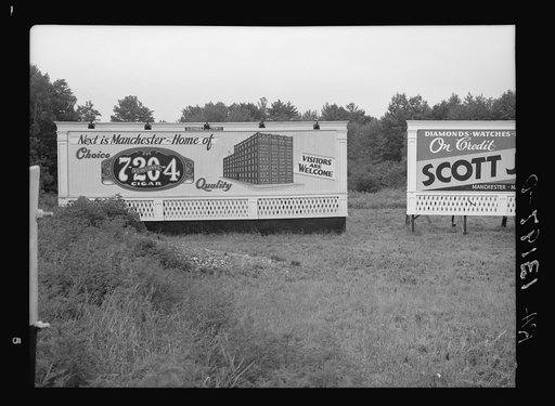 Ad for Sullivan's cigar factory, one of Manchester's sustaining industries. New Hampshire