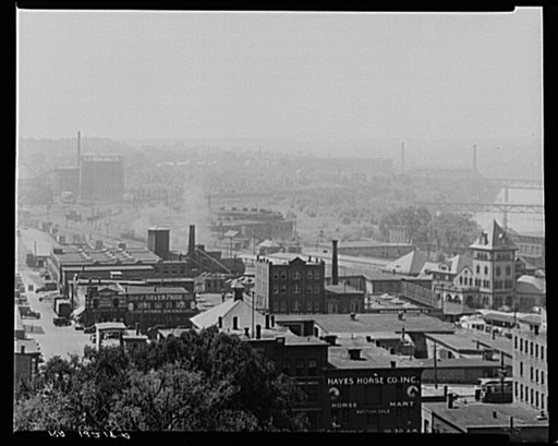 View of southside of Manchester, New Hampshire